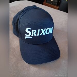 Srixon Team Performance Golf Hat Black Mesh Snapback Adjustable